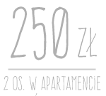 220 zł / 2os w apartamencie ze śniadaniem